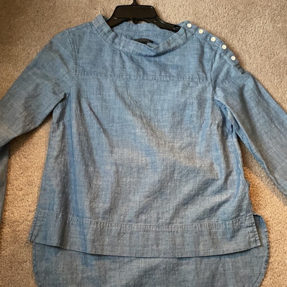J Crew Chambray Top - Picture 5 of 6